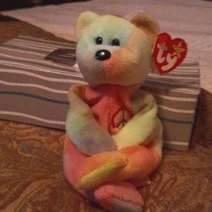 Peace the beanie baby